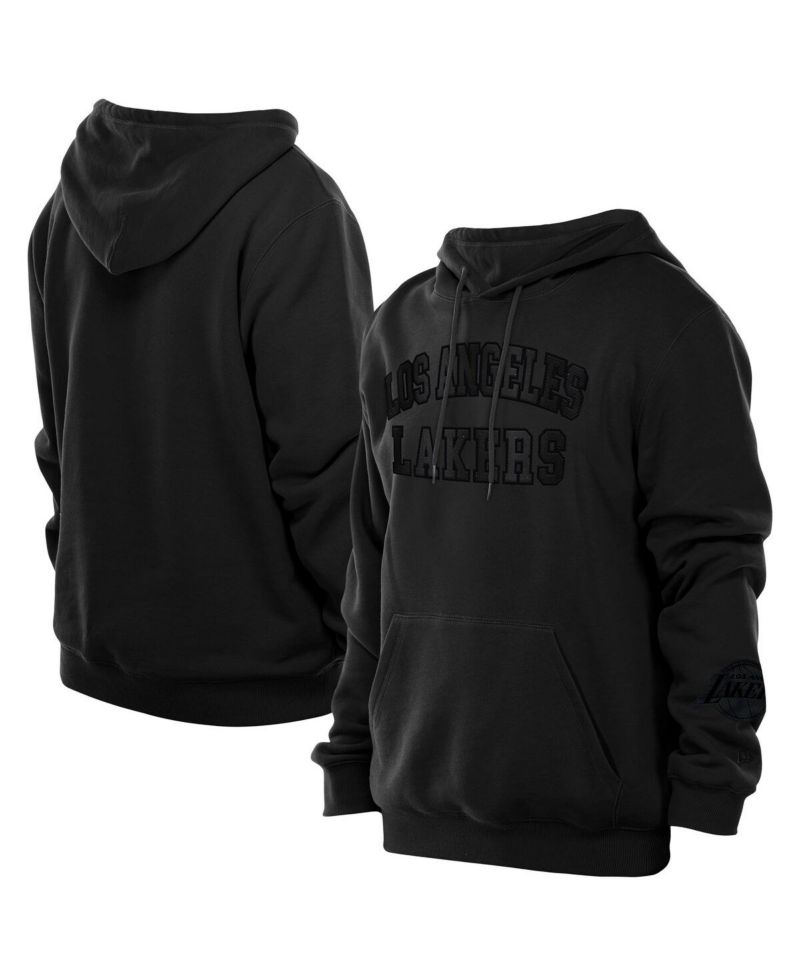 Men's Black Los Angeles Lakers Logo Select Premium Pullover Hoodie