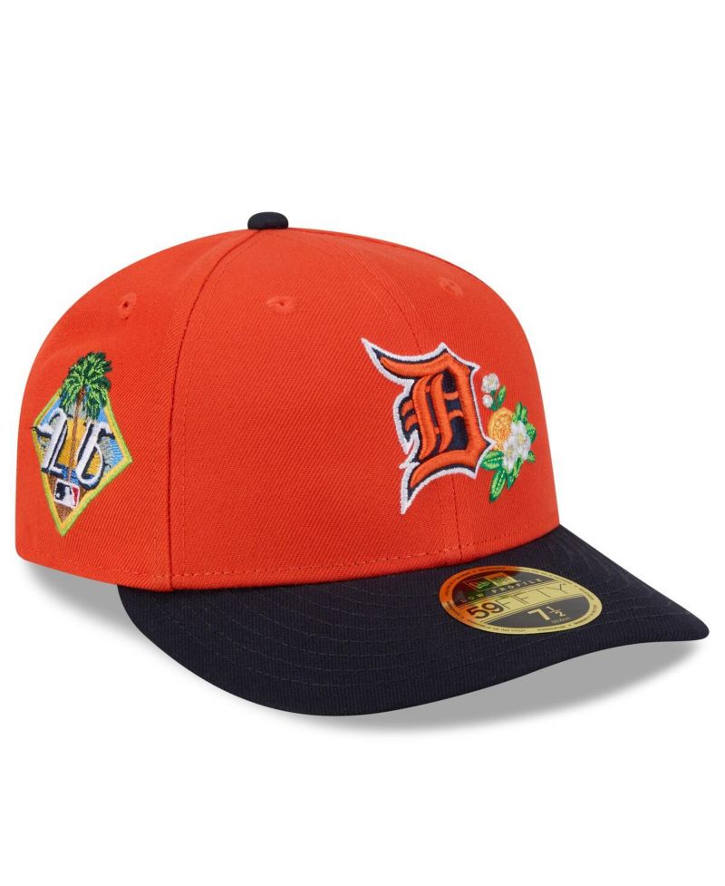 Men's Orange/Navy Detroit Tigers 2026 Spring Training Low Profile 59FIFTY Fitted Hat