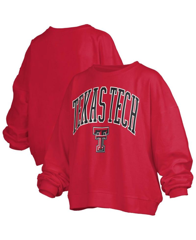 Women's Red Texas Tech Red Raiders Janise Fleece Sweatshirt