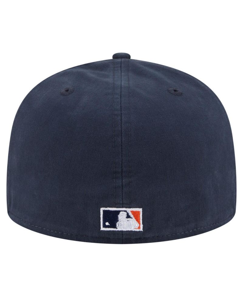 Men's Navy Houston Astros Championship Side Flag A-Frame 59FIFTY Fitted Hat