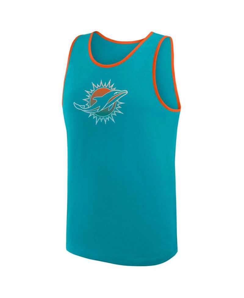 Men's Aqua Miami Dolphins Unmatched Success Tank Top