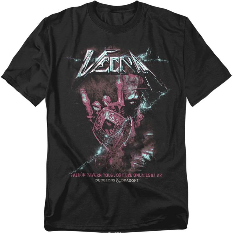 Men's Vecna Lightning Rock Band T-Shirt