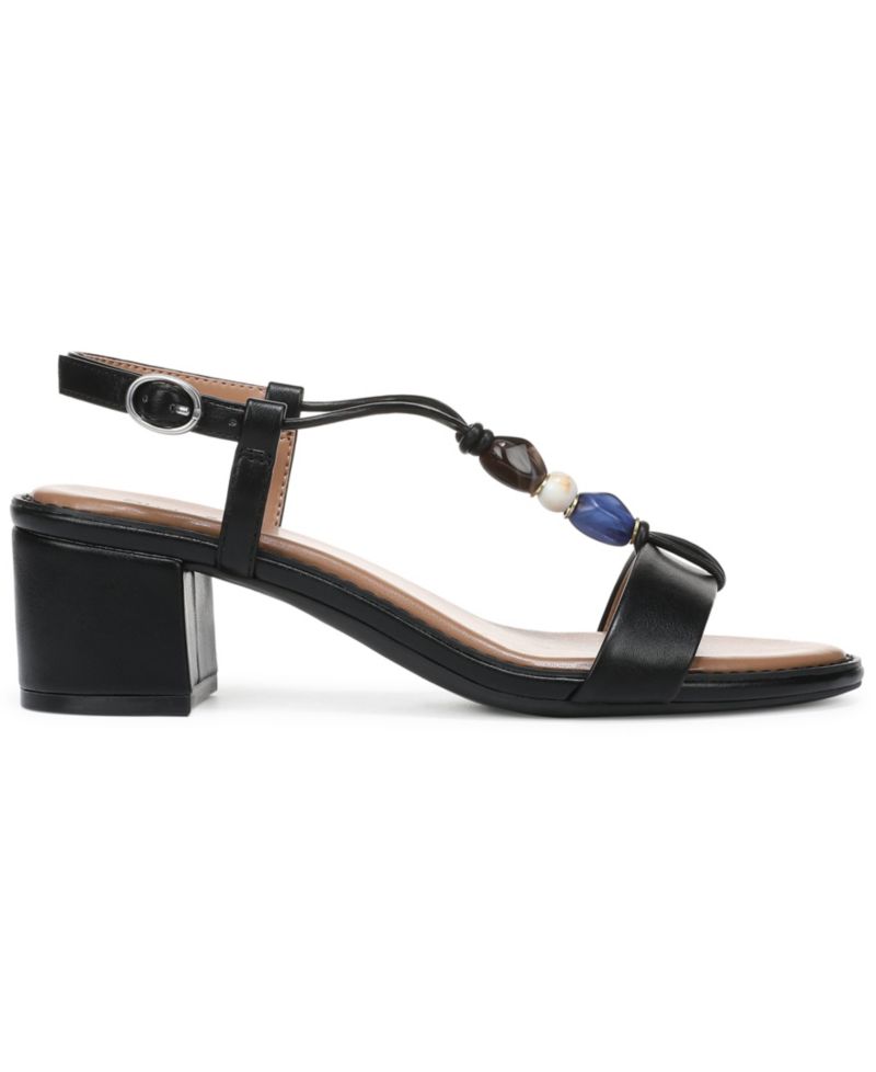 Women's Blancaa Block Heel Stone Dress Sandals