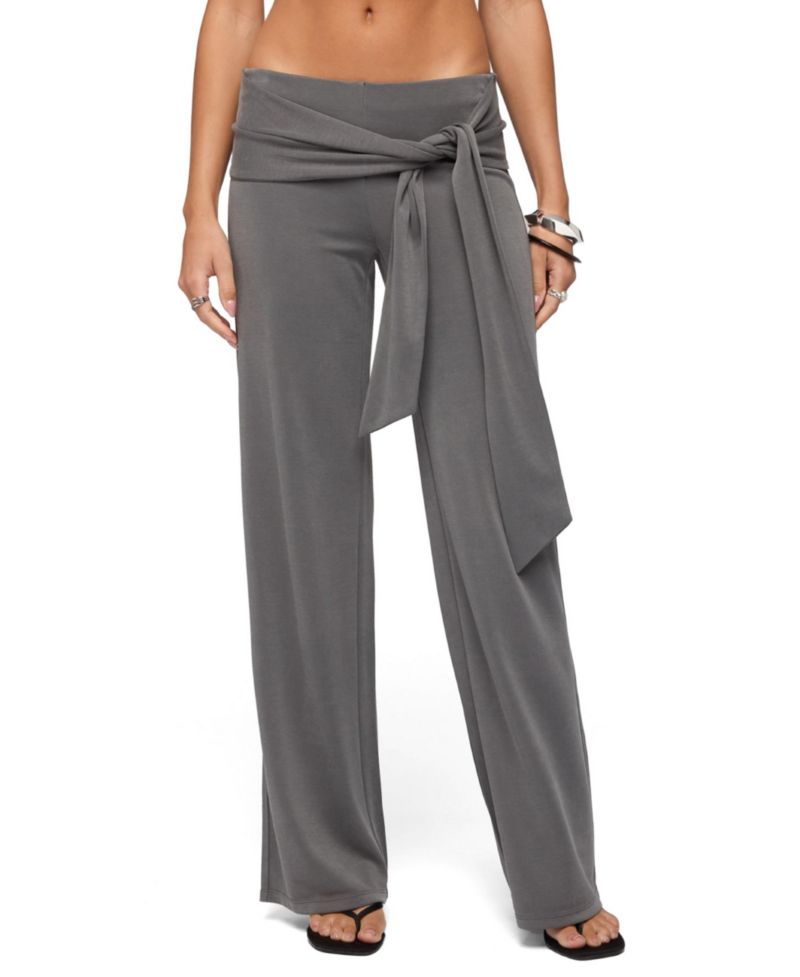 Women's Xyla Straight Leg Tie Pants