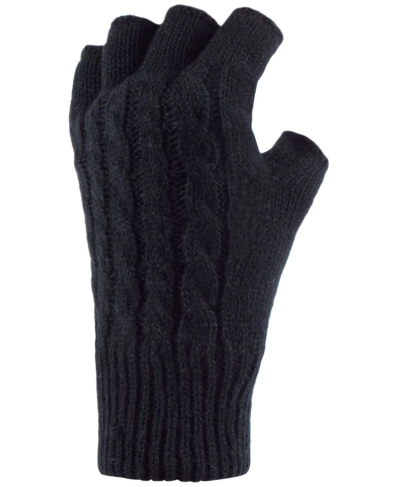 Ayla Cable Knit Fingerless Gloves