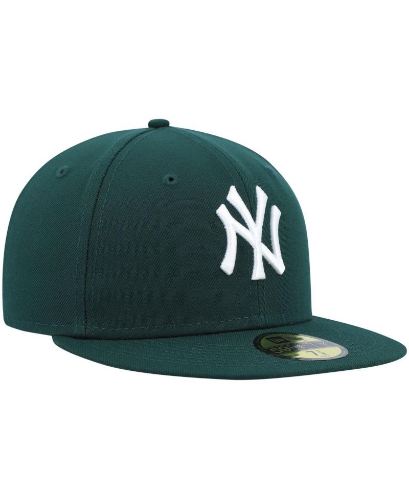 Men's Green New York Yankees White Logo 59FIFTY Fitted Hat