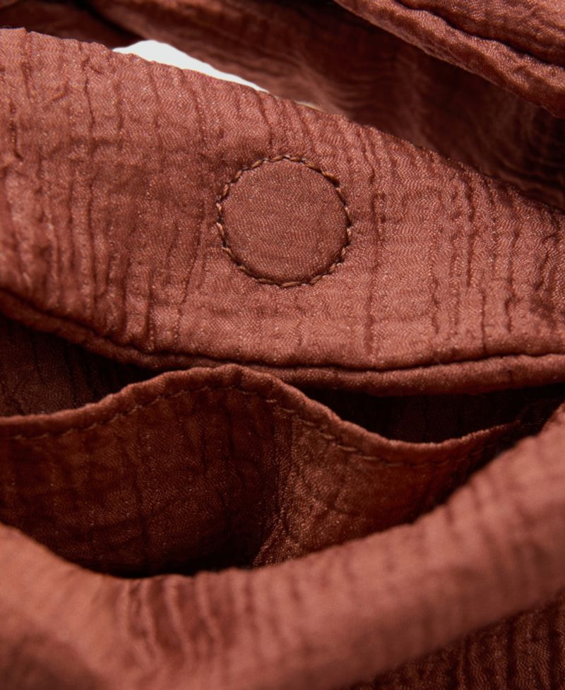 Women's Bow Crinkled Handbag