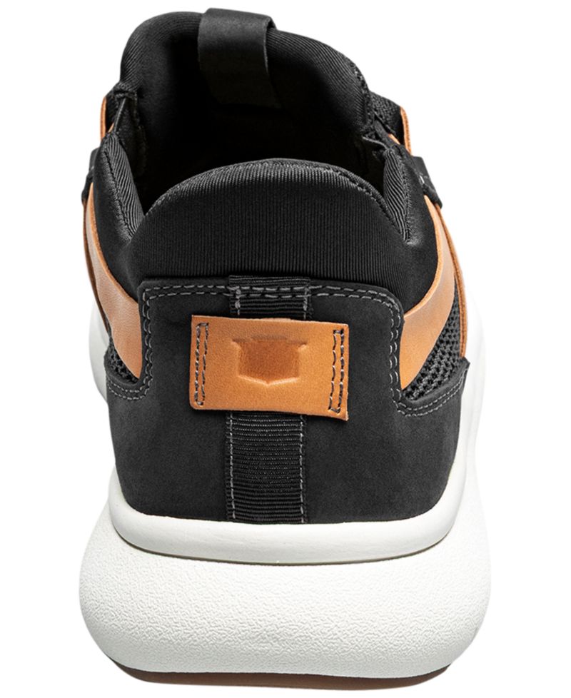 Men's Fleet Knit Elastic Lace Slip-On Sneakers
