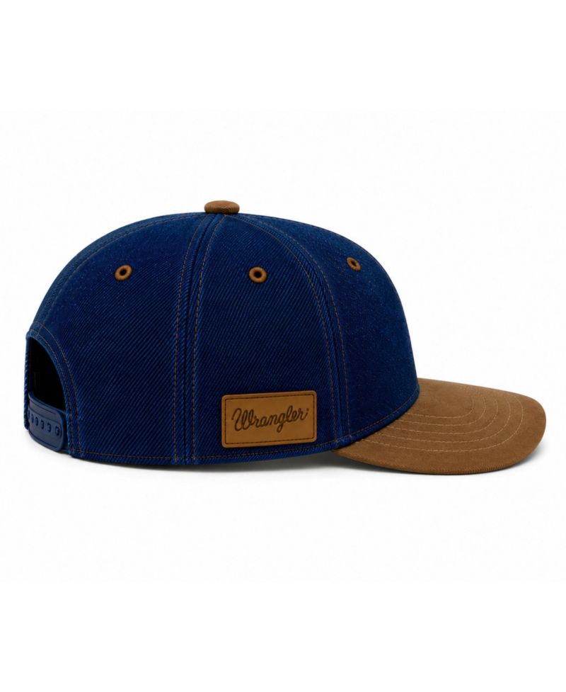 Men's and Women's x Wrangler Blue/Brown Texas Longhorns Denim Adjustable Hat