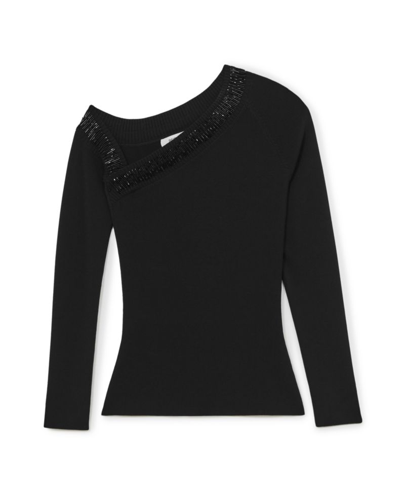 Women's Maddie Long-Sleeve Off-the-Shoulder Sweater