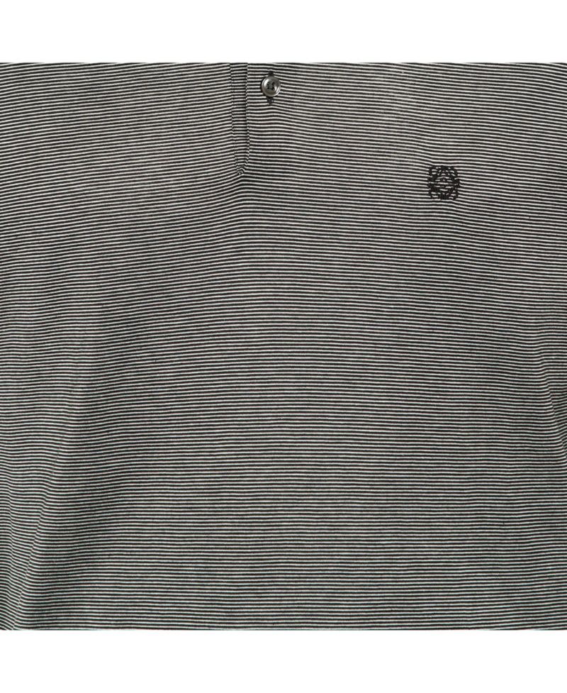 Women's Vintage Striped Cotton Polo Shirt