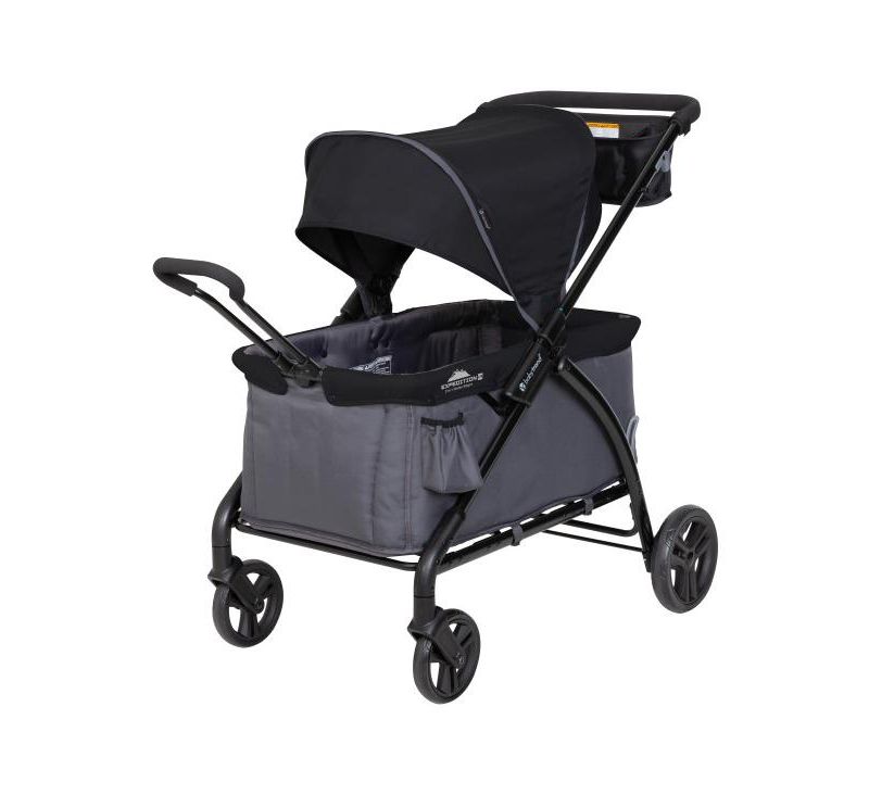 Kids Trend Tour LTE 2-in-1 Stroller Wagon - - Gravity Black
