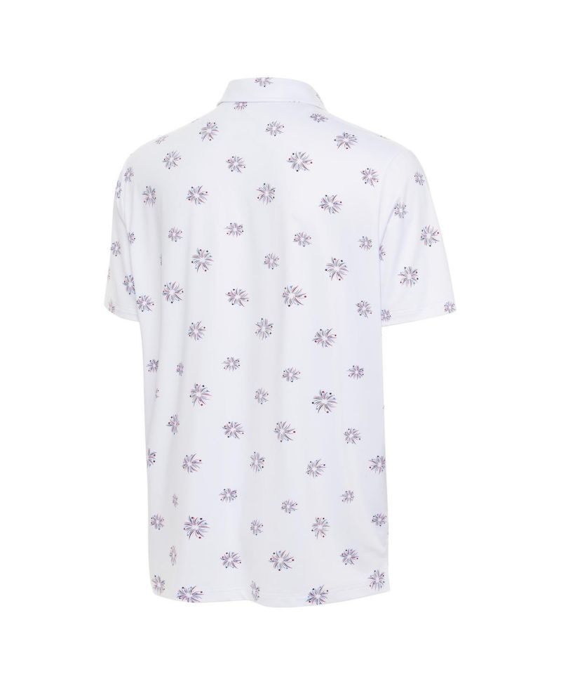 Men's White Kansas City Chiefs Fireworks Polo