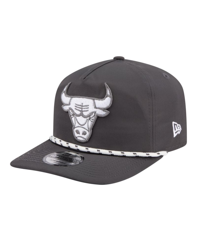 Men's Graphite Chicago Bulls Tonal Rope 19TWENTY Adjustable Hat