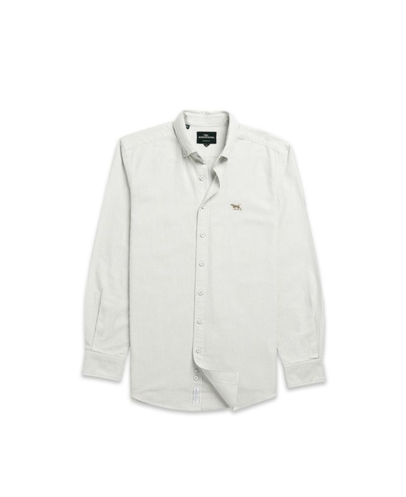 Men's Oxford Stripe Cotton Shirt