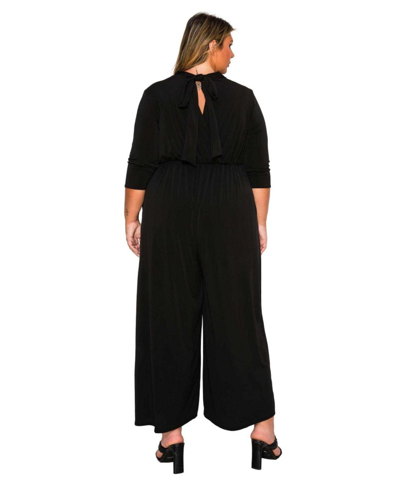 Women's Plus Size Summer Wide Leg Pocket Jumpsuit