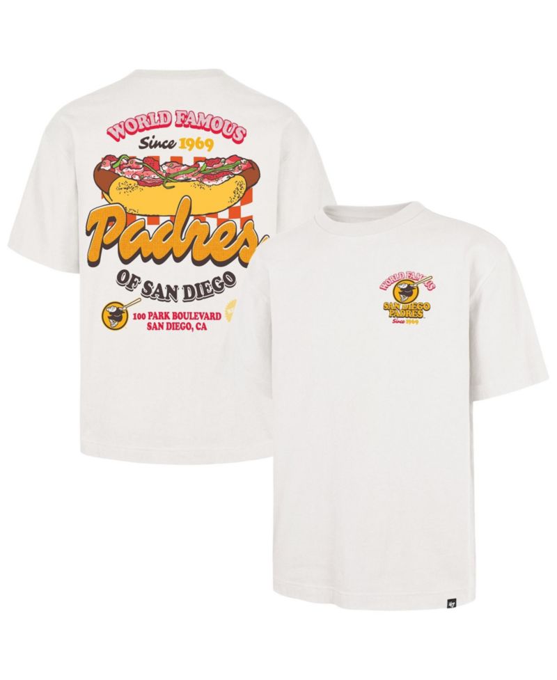 Men's '47 Cream San Diego Padres Glizzy T-Shirt