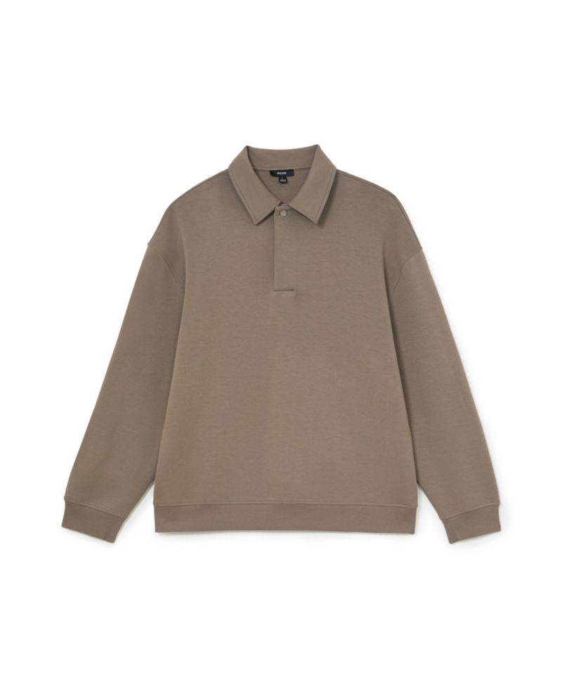 Men's Brooks Premium Interlock Relaxed Polo Sweatshirt