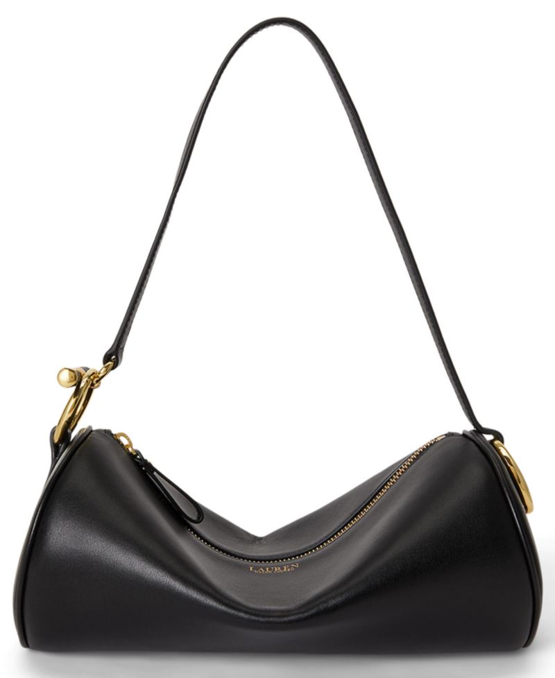 Blaike Leather Small Barrel Bag