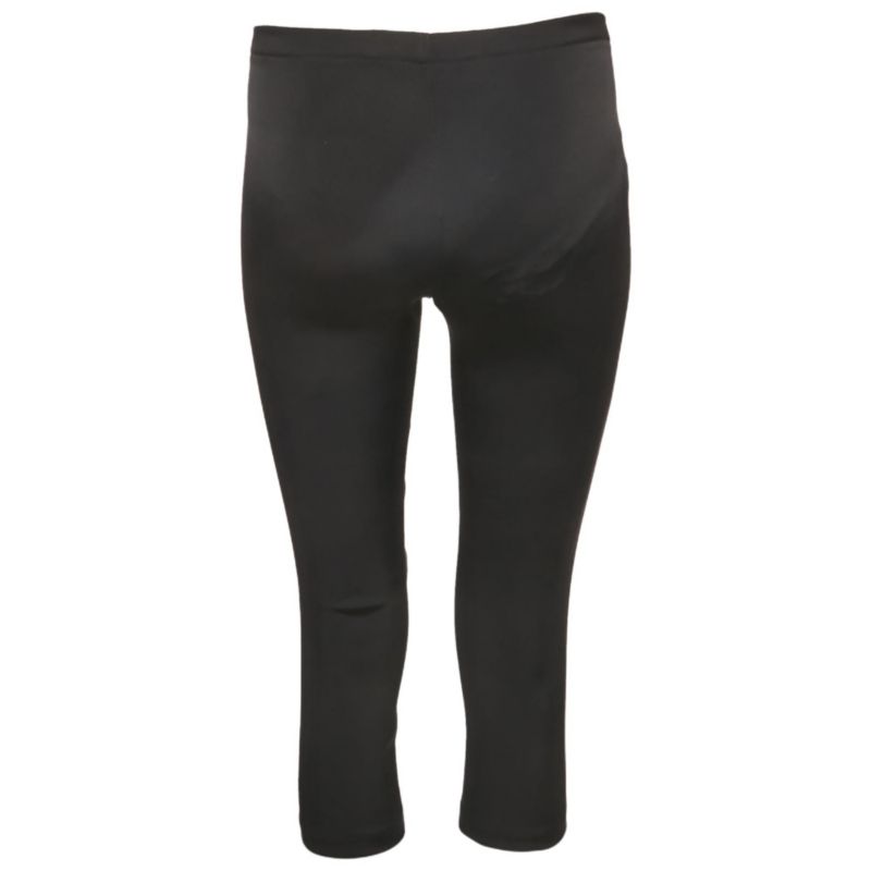 Women's Black Knit Cropped Leggings