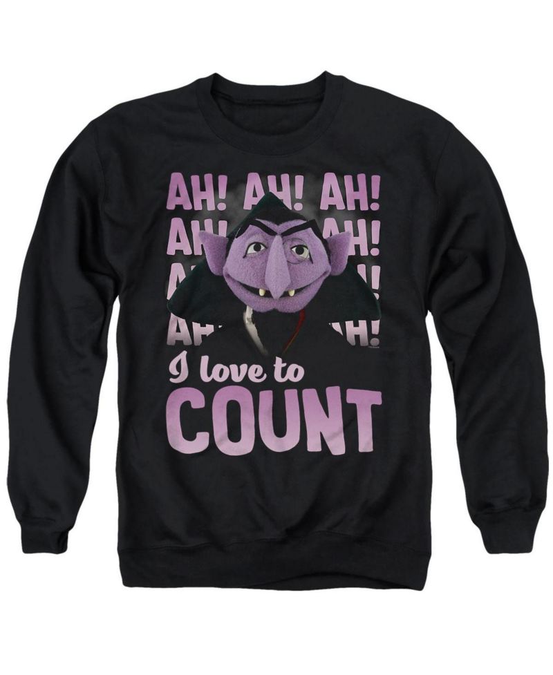 Men's The Count Ah Graphic Crewneck Sweatshirt