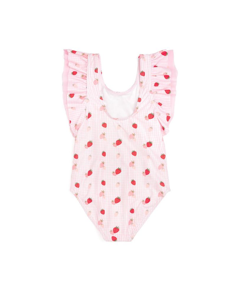 Little Girls Berry Cute Bathing Suit