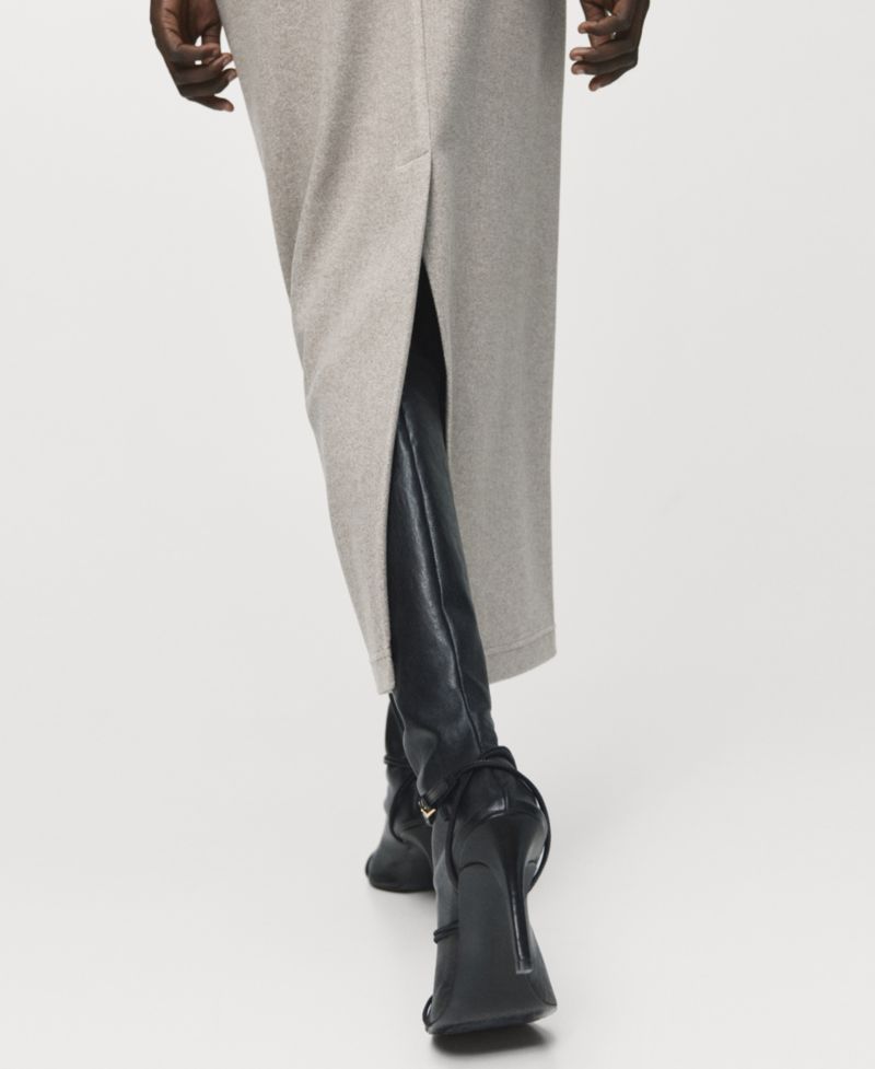 Women's Elastic Waist Long Skirt