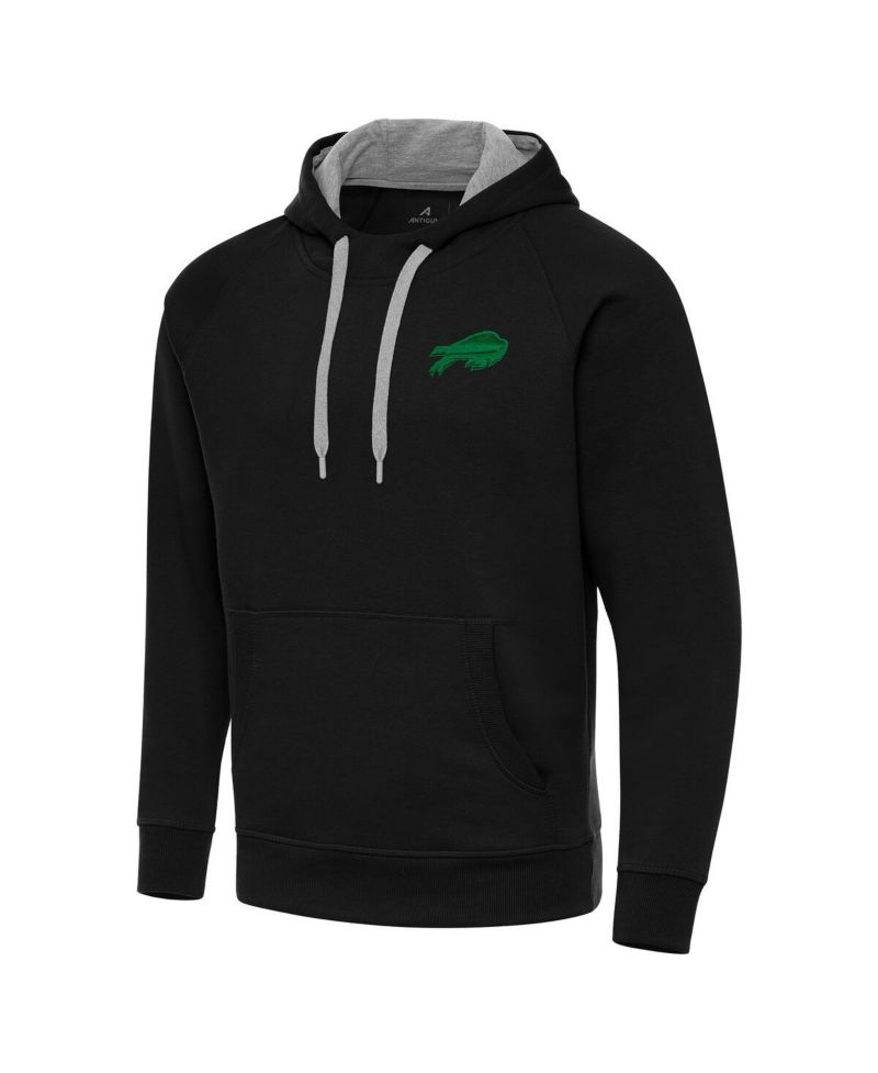 Men's Black Buffalo Bills St. Patrick's Day Victory Pullover Hoodie