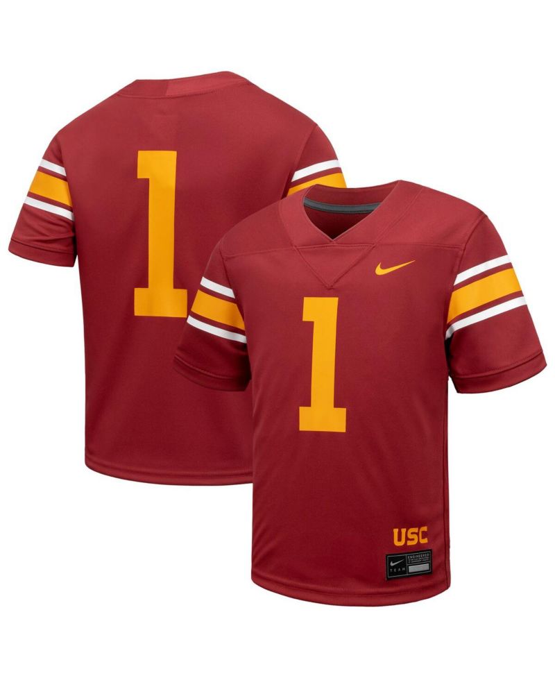 Big Boys and Girls 1 Cardinal USC Trojans Alternate Untouchable Football Jersey