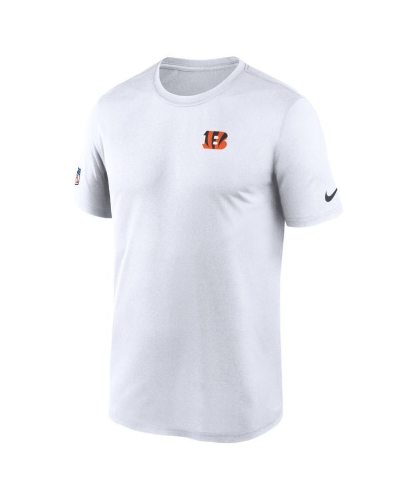 Men's White Cincinnati Bengals Alt Legend Small Logo Dri-FIT T-Shirt