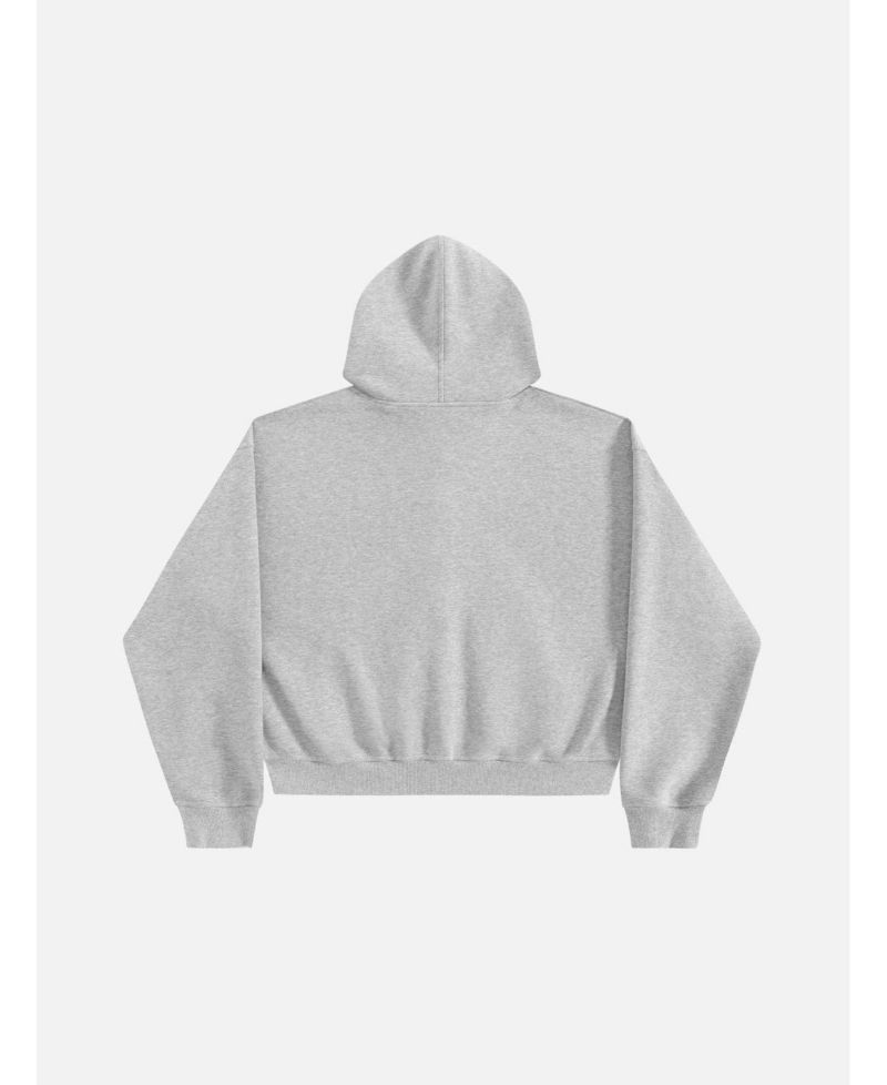 Men's Boxy Metal Toggle Zip Up Hoodie