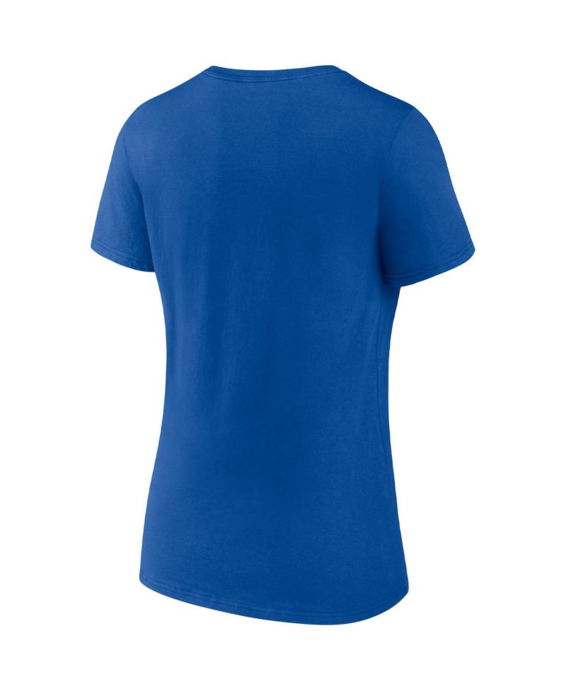 Women's Royal Philadelphia 76ers Hometown Collection Broad Street Ballers V-Neck T-shirt