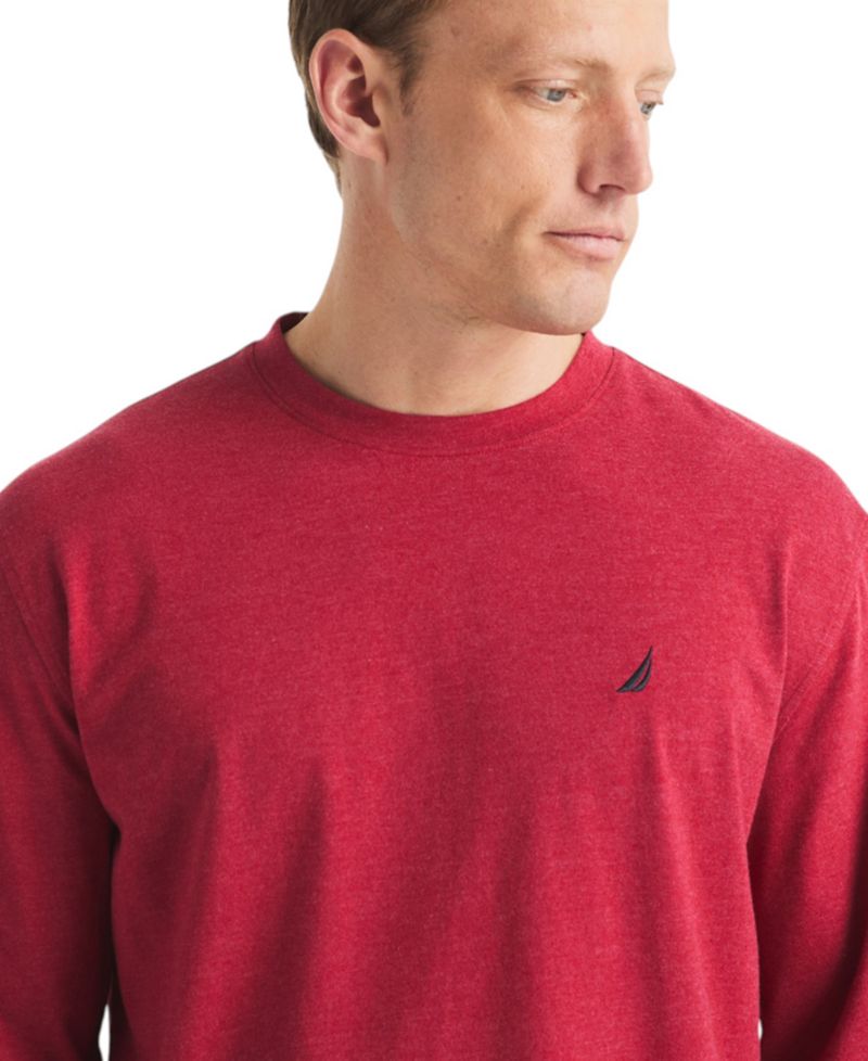 Men's Long-Sleeve Crewneck Pajama T-Shirt