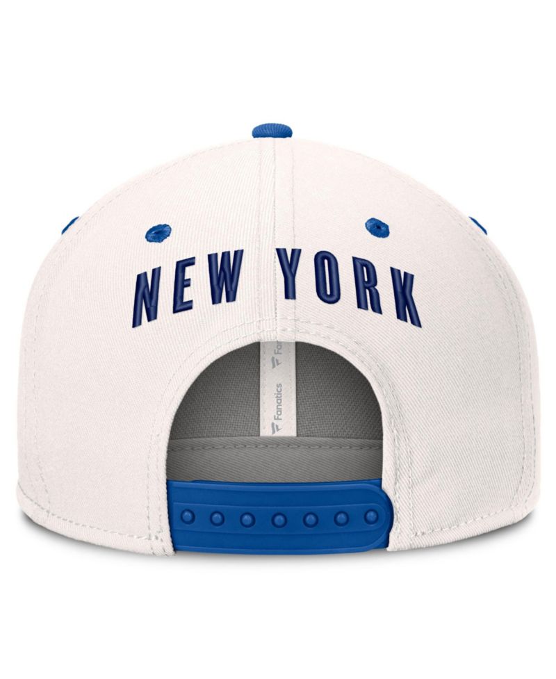 Men's Cream/Royal New York Rangers Heritage Ballpark Snapback Hat