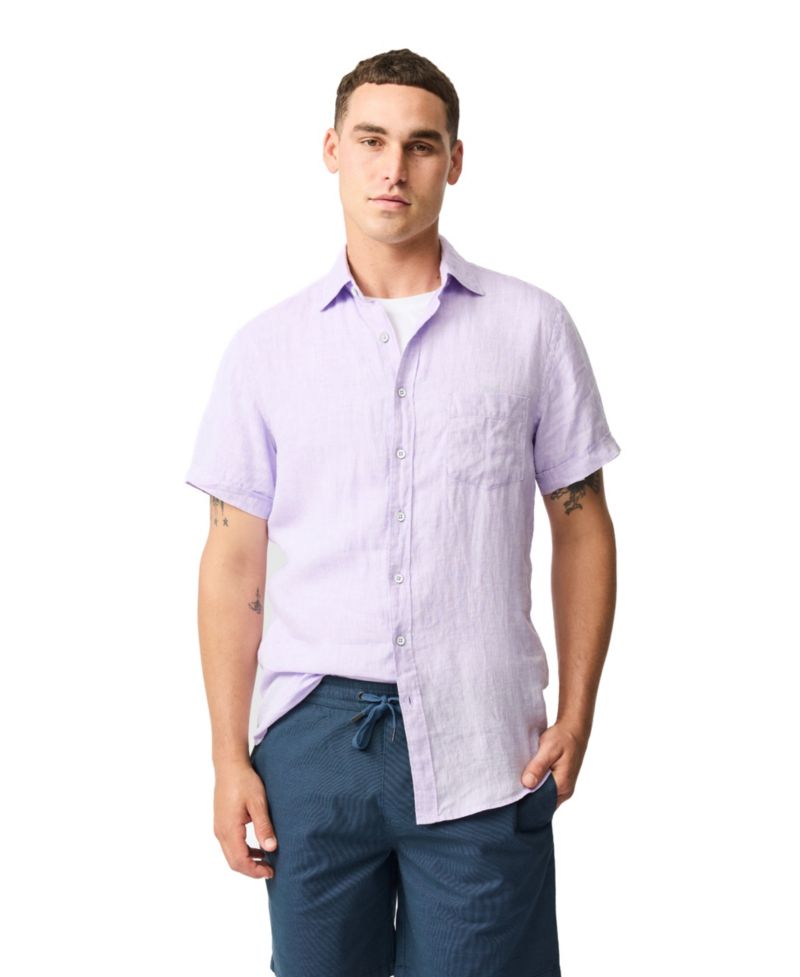 Men's Palm Beach Slim Fit Linen Shirt