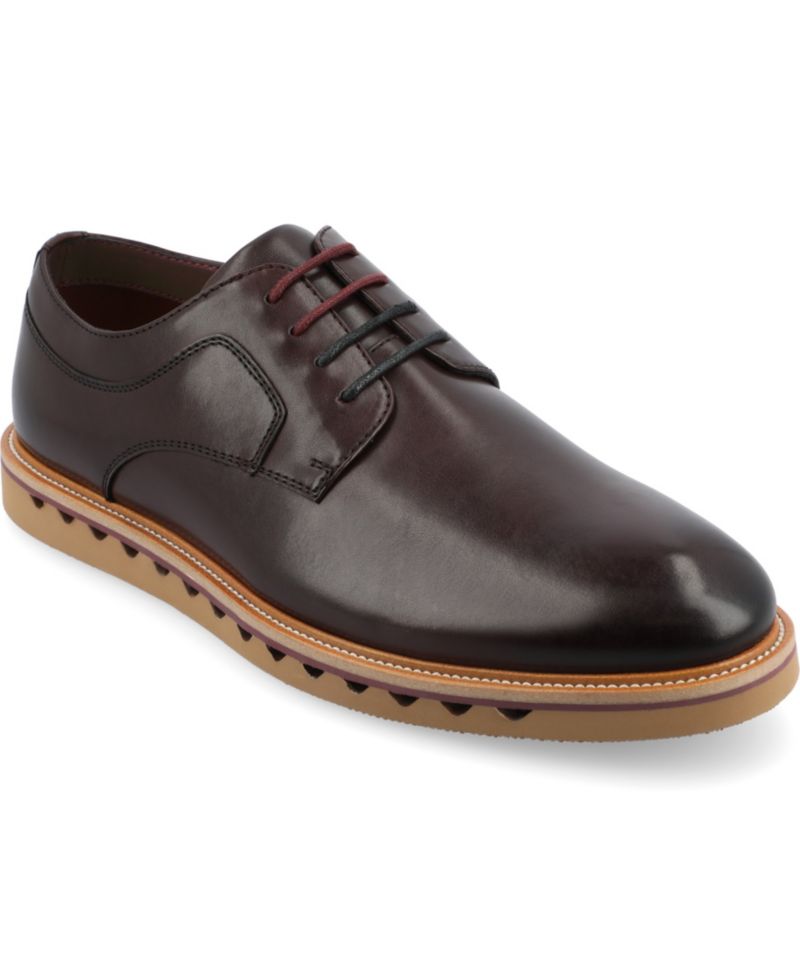 Men's William Tru Comfort Foam Plain Toe Lace-Up Derby Shoes