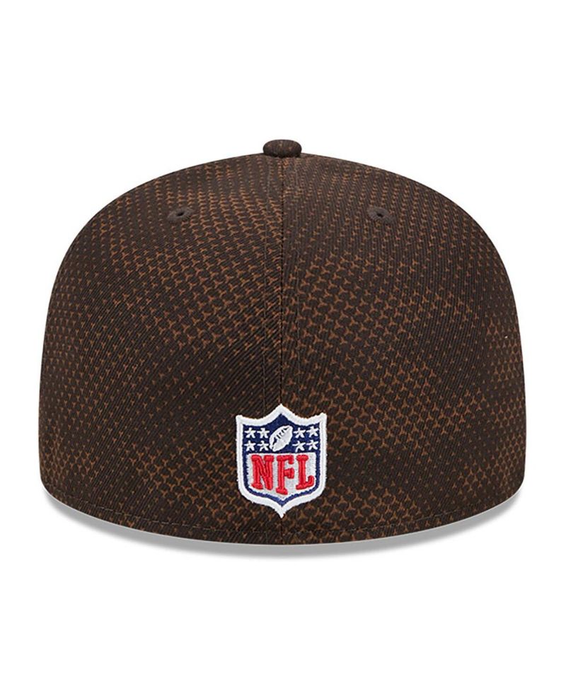 Men's Brown Cleveland Browns 2024 Sideline 59FIFTY Fitted Hat