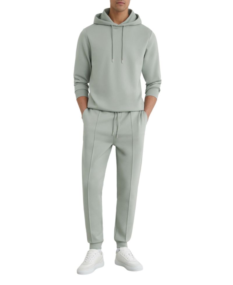 Men's Fabien Premium Interlock Jersey Drawstring Hood Hoodie