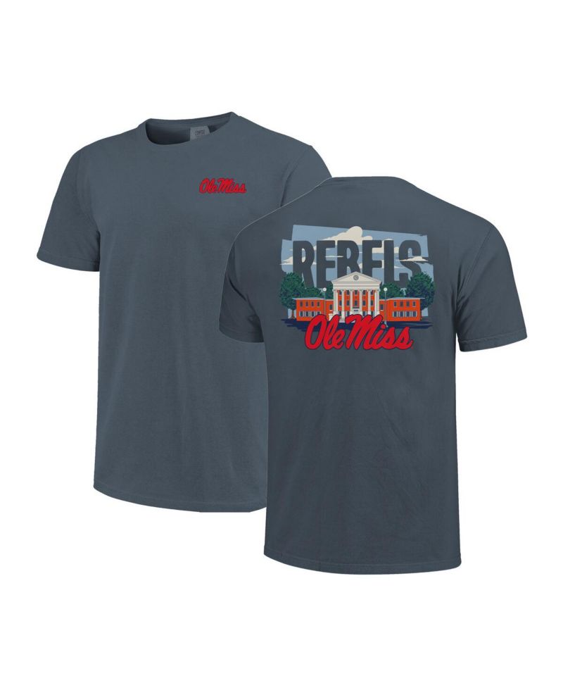 Men's and Women's Navy Ole Miss Rebels Hyper Local Lyceum T-Shirt