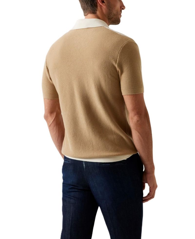 Men's Humphrey Colorblocked Stripe Sweater Polo