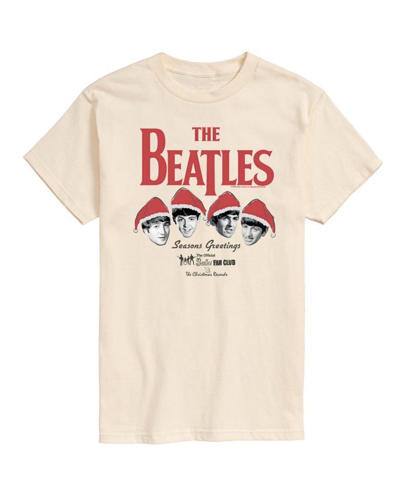 Men's The Beatles Christmas Short Sleeve Tee