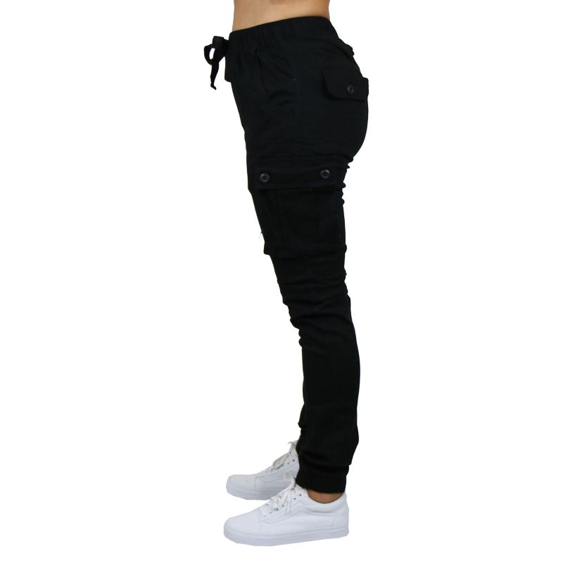 Women's Loose Fit Cotton Stretch Twill Cargo Joggers