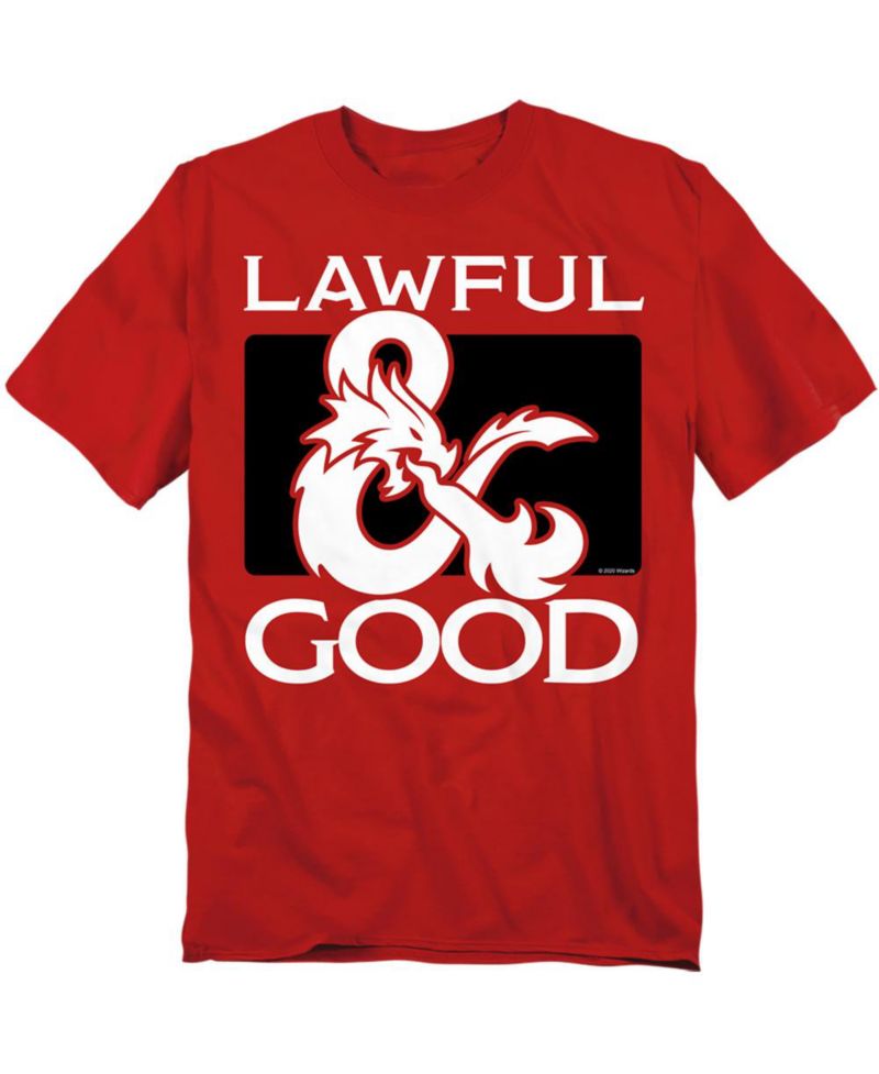 Big & Tall Dungeons And Dragons Lawful Good T-Shirt