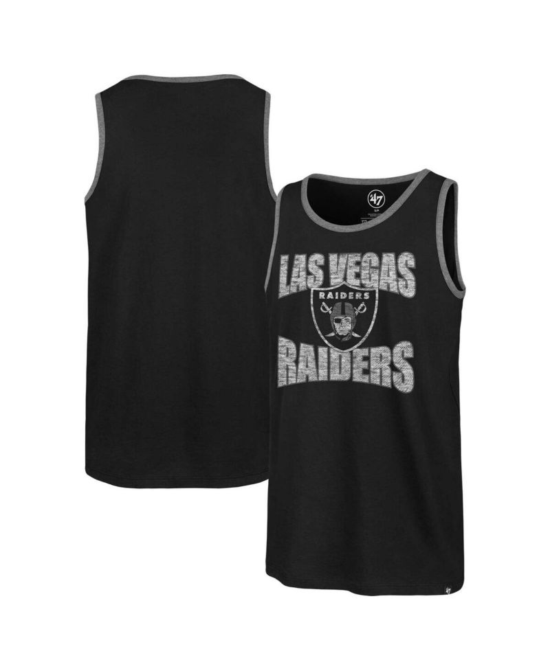 Men's Black Las Vegas Raiders Upload Franklin Tank Top