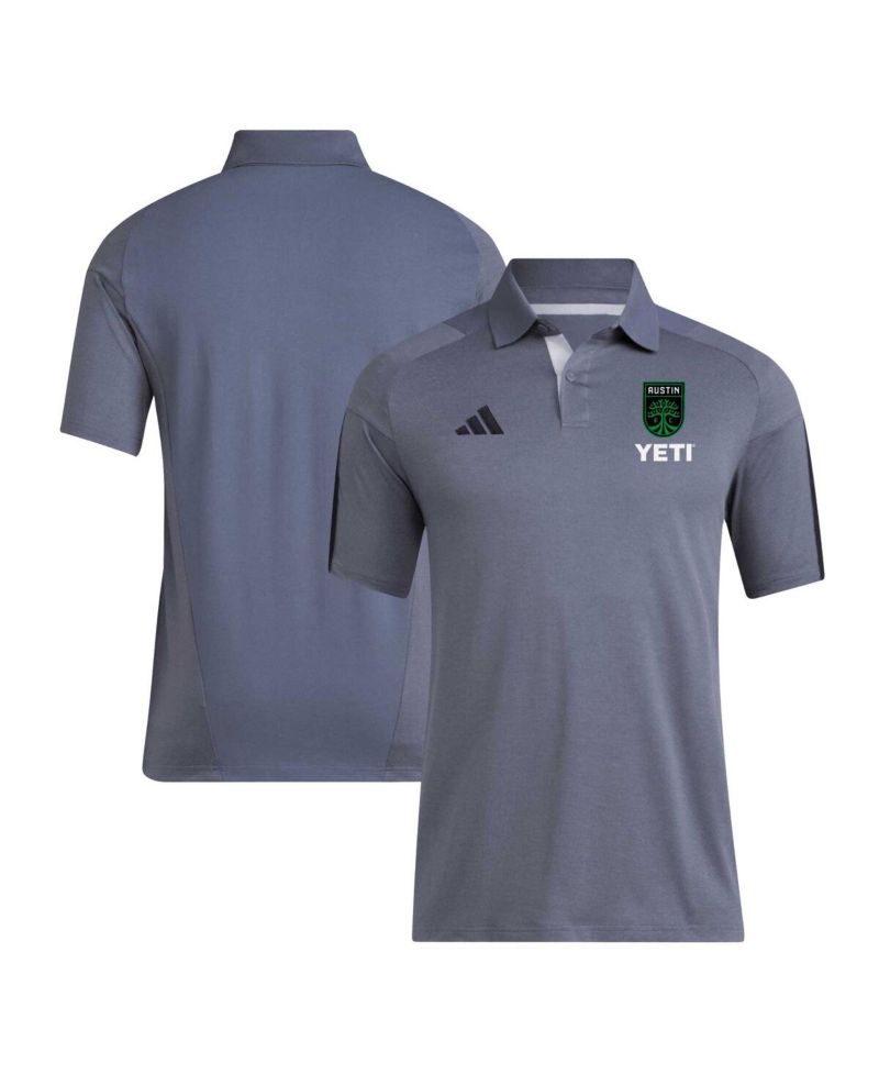 Men's Gray Austin FC 2024 Training Polo Shirt