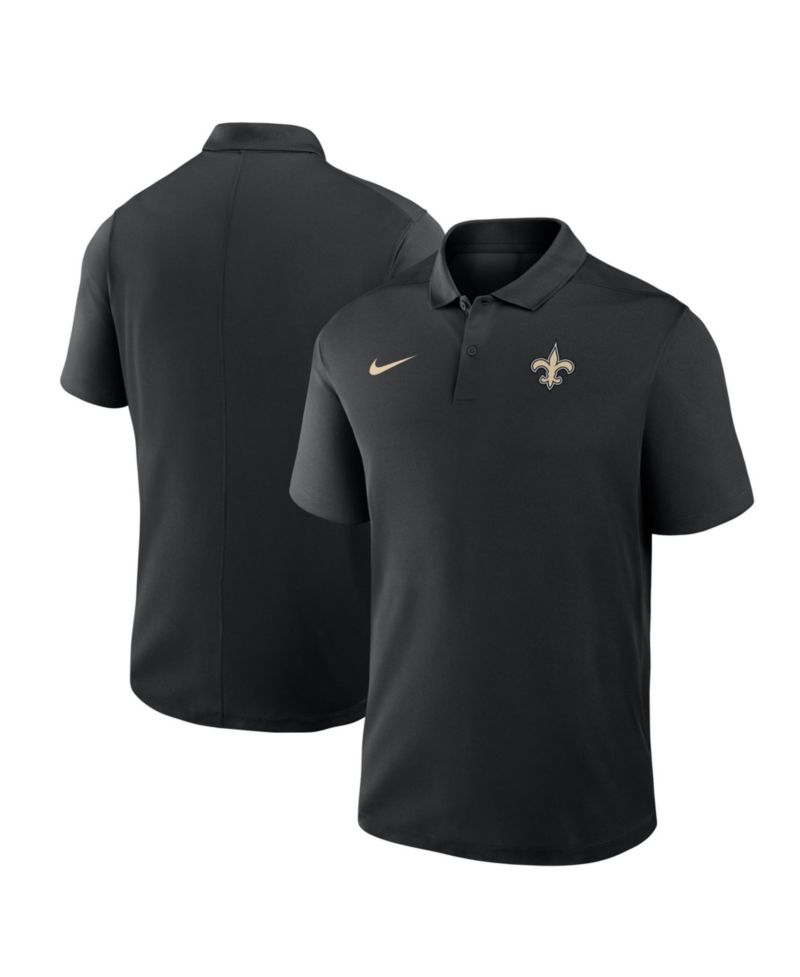 Men's Black New Orleans Saints Dri-FIT Victory Polo Shirt