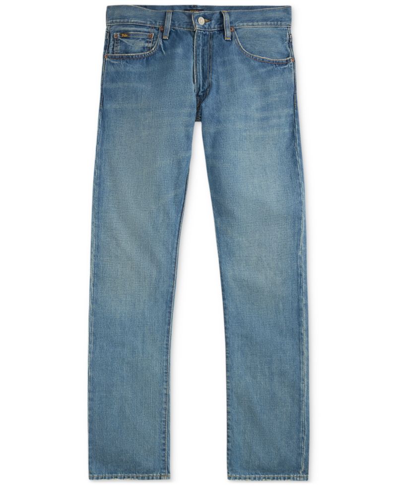 Men's Varick Slim Straight Indigo-Dyed Jeans
