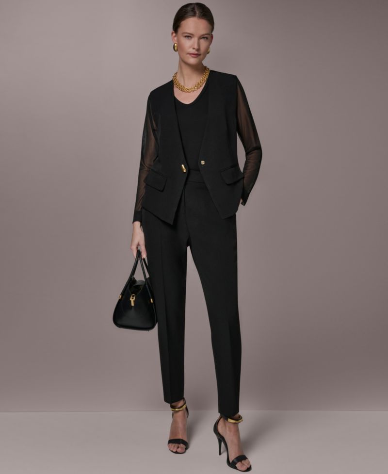 Women's One-Button Blazer