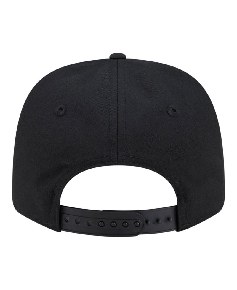 Men's Black Chicago Cubs Tonal Camo 9SEVENTY Stretch-Snap Hat