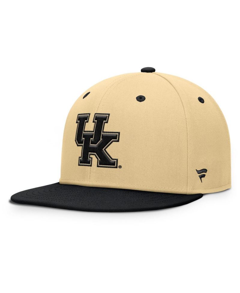 Men's Khaki/Black Kentucky Wildcats Balance Fitted Hat